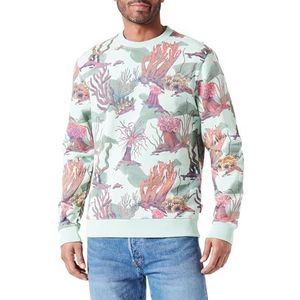 Scotch & Soda Sweatshirt met all-over print, Coral Reef Aop 7206, XL