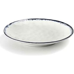 Lacor 63955 borden van melamine, rond, BPA-vrij, Ø 24,2 x 3,5 cm