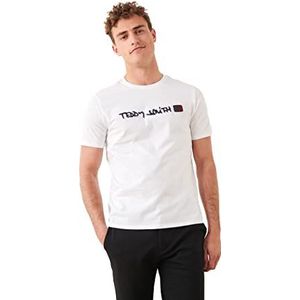Teddy Smith Heren T-Shirt - wit - X-Large