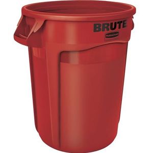 Rubbermaid Commercial Brute Ronde Container 37.9L - Wit, 121.1 L, Rood, 1