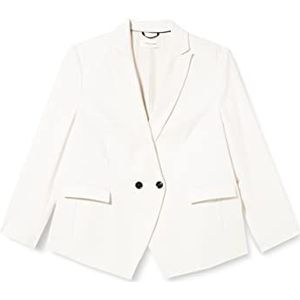 Gerry Weber Dames 830037-31340 Blazer met lange mouwen, Powder, 36