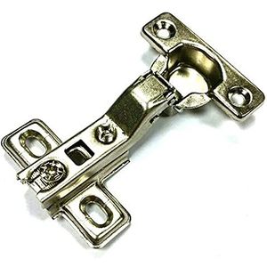 Bulk Hardware BH06231 kabinet scharnier 26mm 95 graden Cruciform ZP Slide-On Inset, set van 10 stuks