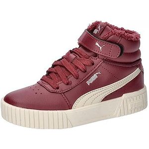 PUMA Carina 2.0 Mid WTR PS Sneakers voor dames, Dark Jasper Alpine Snow Silver, 29 EU