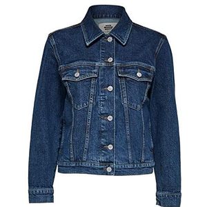 SELECTED FEMME Dames Slfstory Spruce Blue Denim Jacket W Jeansjas, blauw (medium blue denim), 38