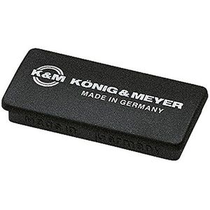 K&M - König & Meyer »115/6 MAGNET« Magneet voor muziekstandaard - Beschermend vilten onderlegger - Kleur: Zwart met K&M opdruk