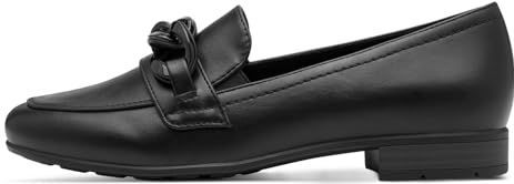 JANA - Instappers - Zwart - Lak - Platte Hak