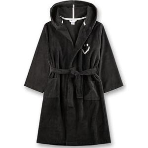 Sanetta Meisjesbadjas groen | Hoogwaardige en behaaglijke badstof badjas voor meisjes. Smiley badjas met capuchon en riem | Badjas voor meisjes, groen, 140