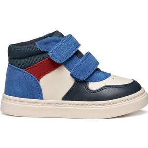 GEOX - Nashik - Sneakers - Licht Ivoor/Koningsblauw