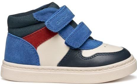 GEOX - Nashik - Sneakers - Licht Ivoor/Koningsblauw