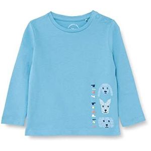 s.Oliver Junior Boy's T-shirt, lange mouwen, blauwgroen, 68, blauwgroen, 68 cm
