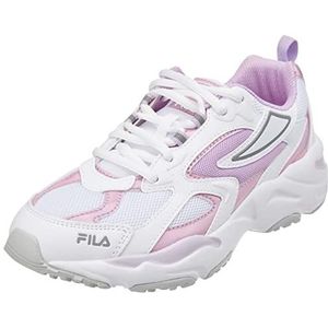 Fila Cr-cw02 Ray Tracer Teens, uniseks sneakers voor kinderen en jongens, White Fair Orchid, 36 EU