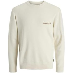 JACK & JONES Jornorrebro Light Knit Crew Neck, sea salt, XS