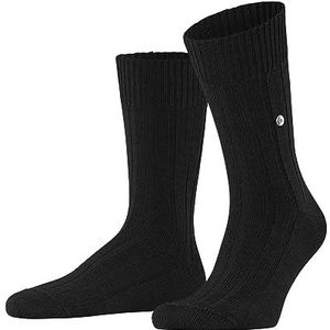 Burlington Heren Sokken Dover M SO Wol eenkleurig 1 Paar, Zwart (Black 3000), 40-46