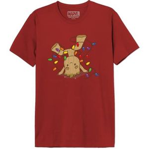 Marvel Memarcots265 T-shirt, rood, 3XL heren, Rouge, 3XL