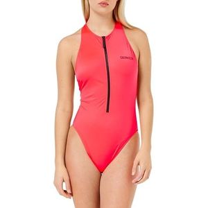 Calvin Klein Dames Racerback One Piece, Signal Red, L, Signaal Rood, L