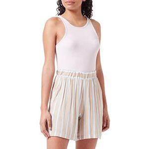 ICHI IHMARRAKECH AOP SHO3 dames chino shorts bermuda korte broek regular fit patroon, Doeskin (151308), XS