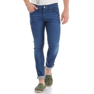 SELECTED HOMME Heren Straight Leg Jeans Two 4174 NOOS I, blauw (medium blue denim), 34W x 36L