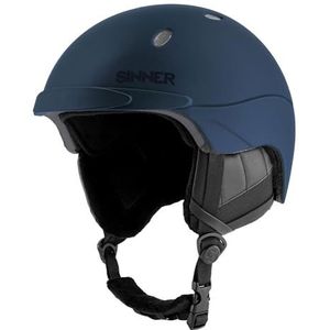 Sinner Titanium Matte Sea Blue-M (55-58) helm voor volwassenen, uniseks, meerkleurig (meerkleurig)