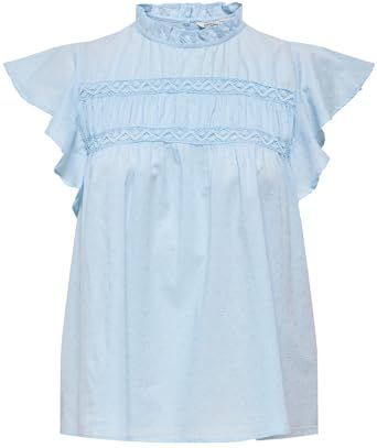 Onlkatti - Top - O-hals - Korte Mouwen - Regular Fit - Ruches