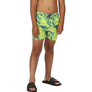 Regatta Skander II Badpak, uniseks, koraal kiwi glanzend, 5 jaar