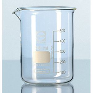 Schott Duran 092089 Duran borosilicaatglas zware beker - 1 liter (10 stuks) (10 stuks)