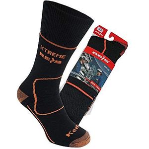 Rijst BSTPQ-XTREME_L sokken, zwart-oranje, L maat
