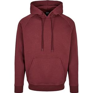 Urban Classics Blank Hoody voor heren, rood (cherry), M