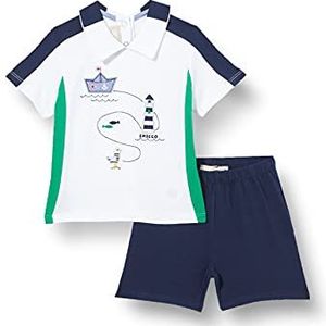 Chicco Poloshirt + shorts voor jongens.