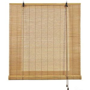Estores Basic, Bambu jaloezieën, honing, 120 x 175 cm, rolgordijnen voor binnenshuis.