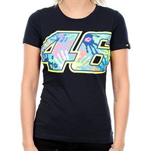 VR 46 Kleding Dames Valentino Rossi T-Shirt (Multicolor, Small) 226