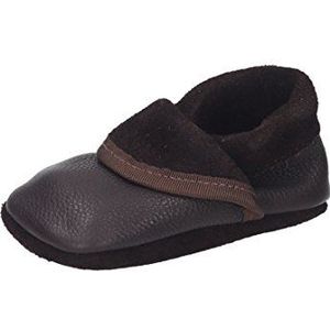 Pololo Uniseks klassieke kinderpantoffels, bruin, 18/19 EU