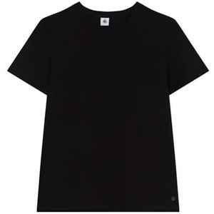 Petit Bateau T-shirt met korte mouwen voor dames, Zwart, L