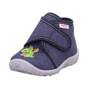 Superfit Spotty Pantoffels voor jongens, blauw 8000, 18 EU