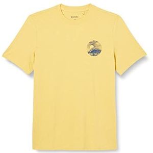 MUSTANG Heren Style Alex C Print T-shirt, Jojoba 9051, S, jojoba 9051, S