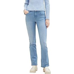 TOM TAILOR Dames Kate Narrow Bootcut Jeans, 10142-Light Stone Blue Denim, 26W x 32L