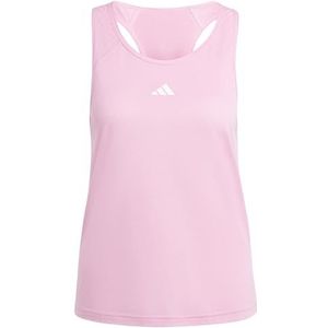 adidas Dames Train Essentials Minimal Branding Racerback Tank Top, bliss pink, XS