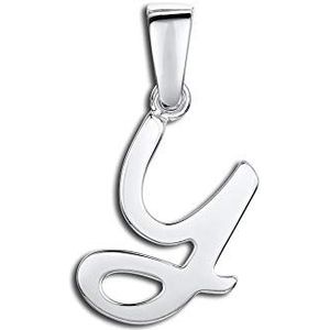 Amberta Sieraden - Echt 925 Sterling Zilver Hanger voor Vrouwen - Zilveren Alfabet Letter Symbool - Persoonlijk Bedel - Y Initialen