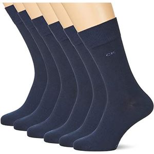 Calvin Klein Men's Casual Flat Knit Cotton Socks, Navy, 43/46, navy, 43/46 EU
