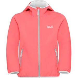 Jack Wolfskin - Fourwinds Jacket - Softshelljack - Sunset Coral - Kinderen