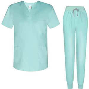 MISEMIYA - Sanitaire pyjamasets, uniseks, medische uniformen 817-8316, Turkoois, XS