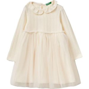 United Colors of Benetton Jurk, Wit, 4 Jaar