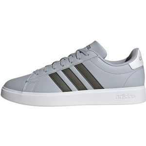adidas Grand Court 2.0, herensneakers, Halo Silver Shadow Olive Ftwr White, 36 2/3 EU