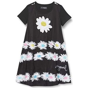 Desigual Bruna Casual Jurk voor meisjes, zwart, 9/10