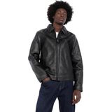 SCHOTT - Runderleren Jack - Zwart - Met Hemdskraag