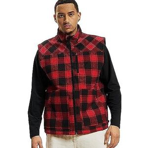 Brandit Lumber Vest, rood/zwart, 6XL