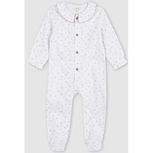 Gocco Lange pyjama voor baby's, levendig roze, 1/3 maanden, Levend Roze, 1-3 Maanden