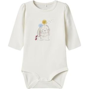NAME IT Dames Nbfkorn Ls Body, Cloud Dancer, Numeric_56, cloud dancer, numeric_56