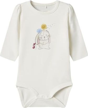 NAME IT Dames Nbfkorn Ls Body, Cloud Dancer, Numeric_56, cloud dancer, numeric_56