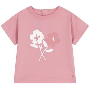 Petit Bateau Baby meisjes T-shirt met korte mouwen, roze, 18 Maanden