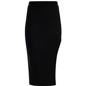 faina Kokerrok voor dames in glitterlook, zwart, L